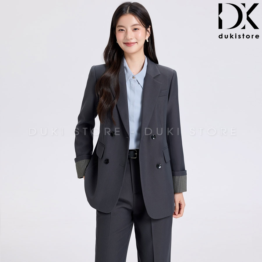 bộ áo blazer nữ 4 cúc màu xám ống suông tay lật cao cấp bo-ao-blazer-nu-4-cuc-mau-xam-ong-suong-tay-lat-cao-cap-BLU0153-2.jpg